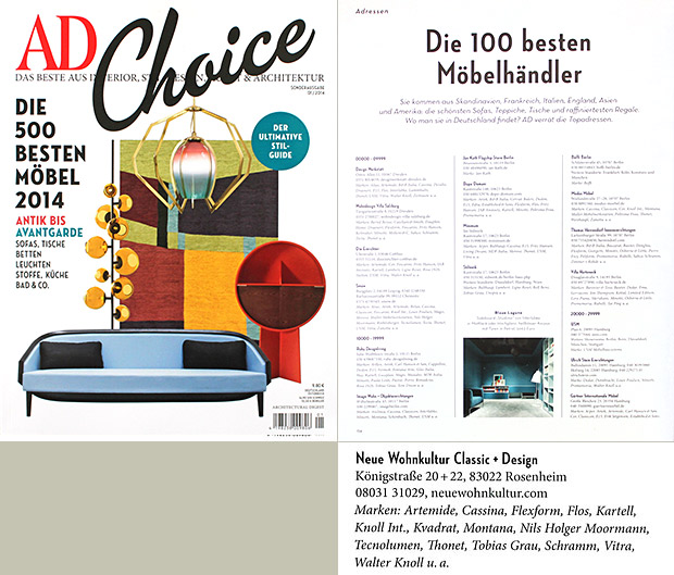 AD Choice 1/2014 - „Die 100 besten Möbelhändler“