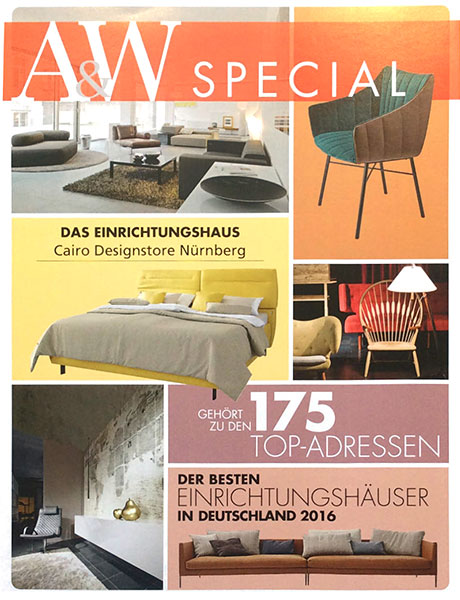 Architektur & Wohnen 3/2016 Special „Die 175 besten Einrichtungshäuser in Deutschland